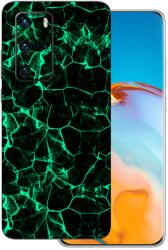 Huawei P40 Pro - Zöld füstcsíkos hátlap fólia
