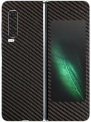 Samsung Galaxy Fold - 3D fekete karbon hátlap fólia