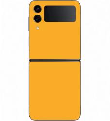 Samsung Galaxy Z Flip 4 - Fényes sárga hátlap fólia