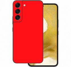 Samsung Galaxy S22 Plus - Fényes piros hátlap fólia
