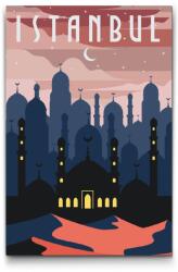 Festés számok szerint - Isztambul, Törökország Méret: 40x60cm, Keretezés: Keret nélkül (csak a vászon)