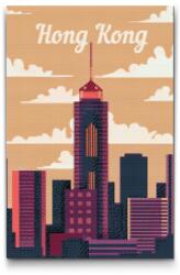  Gyémántszemes kirakó - Hong Kong Méret: 40x60cm, Keretezés: Műanyagtáblával, Gyémántok: Kerek