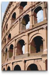 Festés számok szerint - Colosseum közelről Méret: 40x60cm, Keretezés: Műanyagtáblával