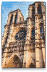  Gyémántszemes kirakó - Notre Damn közelről Méret: 40x60cm, Keretezés: Műanyagtáblával, Gyémántok: Kerek