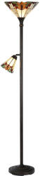 Clayre & Eef Lampadar Tiffany fier sticla 30x178 cm (5LL-5969)