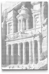  PontPöttyöző - Petra, Jordánia közelről Méret: 20x30cm, Keretezés: Műanyagtáblával, Szín: Kék