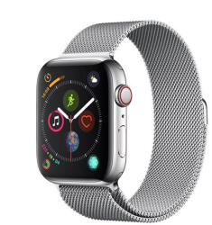 DEVIA Apple iWatch Devia Elegant Milanese 42/44mm óraszíj - Ezüst