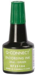 Q-CONNECT Cerneală de ștanțare Q-CONNECT verde 28ml