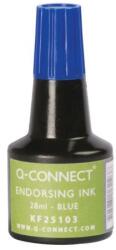 Q-CONNECT Cerneală pentru ștampilă Q-CONNECT albastră 28ml