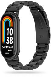 DOOP Curea Din Metal Pentru Xiaomi Mi Band 8 / 9 / Nfc Doop Stainless Negru