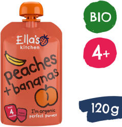 Ella's Kitchen BIO Banán s broskví (120 g) - mamasbaby
