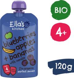 Ella's Kitchen BIO Alma, áfonya és banán (120 g)