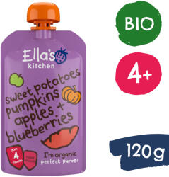 Ella's Kitchen BIO Édesburgonya, sütőtök és alma (120 g) - mamasbaby