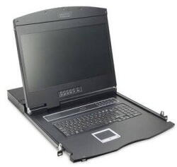 Assmann Switch KVM Assmann 19" 1HE TFT dt. Layout 8Port Touchpad schwar (DS-72211-2GE)