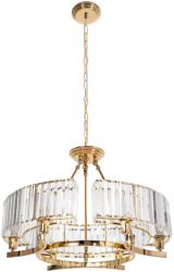 Toolight Szerszámlámpa - Vintage függőlámpa E14 APP789-6C, OSW-07010 kristályokkal (OSW-07010)