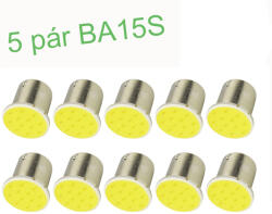  BA15S led sárga 10db csomag ajánlat! (306A)