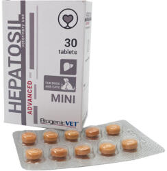 BiogenicVet Hepatosil Advanced Mini tabletta 30 db