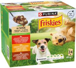 Friskies teljes értékű állateledel felnőtt kutyák számára szószban 24 x 85 g (2040 g)