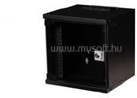 EQUIP Fali Rackszekrény - EWM-06-3030-B (10", 6U, 300x300mm, lapra szerelt, fekete) (EQUIP_EWM-06-3030-B) (EQUIP_EWM-06-3030-B)