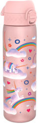 ION8 I8RF500PPUNIRAIN Slim kulacs gyerekeknek, recyclon, 500 ml, Unicorn Rainbows (I8RF500PPUNIRAIN)