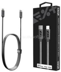 NEXTONE LGHT-USBC-MET-SG 1, 2m USB C-Lightning metál asztroszürke kábel (LGHT-USBC-MET-SG) (LGHT-USBC-MET-SG)