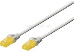 ASSMANN CAT6A U/UTP 0, 5m szürke patch kábel (DK-1613-A-005) (DK-1613-A-005)