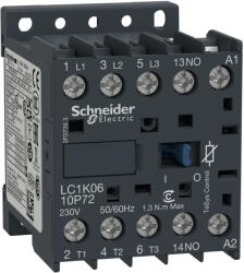 Schneider Electric TeSys K - LC1K0610M72 - Mágneskapcsoló 6A 220/230V AC (LC1K0610M72)