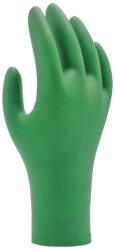 SHOWA - Manusi de unica folosinta 6110PF, nitril, 240mm, verde, mas. XL, 100 bucati [6110PFXL] (6110PFXL) - bricolaj-mag