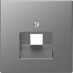 Schneider Electric Schneider Merten fedlap, 1xRJ45 aljzathoz, acél (System Design) (MTN4521-6036)