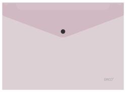 Daco Mapa plastic plic cu capsa A4 DACO MP120MN, Morandi nude (MP120MN)