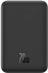 Baseus Mágneses Mini Powerbank, 5000mAh, USB-C 20W (fekete)