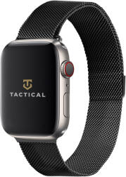 Tactical 333 Loop Mágneses Rozsdamentes Acélszíj Apple Watch 1/2/3/4/5/6/7/8/9/SE 38/40/41mm Fekete