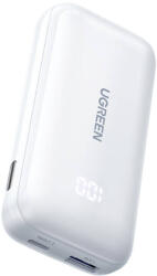 UGREEN Powerbank 10000mAh Ugreen Nexode PB501, USB + USB-C, 30W PD (fehér)