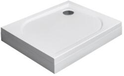 Radaway Delos D 80x75 jobbos, szögletes, lapos akril zuhanytálca, előlappal, lábbal (RW-4D87514-03R)