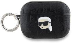 Karl Lagerfeld PU Embossed Karl Head tok AirPods Pro 2 Fekete