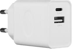 Neuvedeno H33AC-E10 33W Utazó Töltő Kettős USB-A + USB-C Fehér