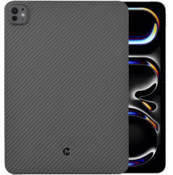 MProtect Husa de protectie Premium MProtect® Kevlar pentru Apple iPad Pro 11" (2024), Fibra de Aramida, Antisoc, Protectie camera, Ultra Safe, Carbon