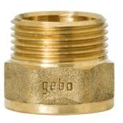 Gebo Gold 5/4"-3/4" B-K szűkítő, sárgaréz, hatlapú