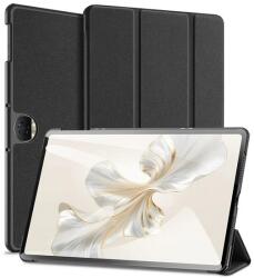 Dux Ducis GP-157402 Tablet Tok - Honor Pad 9, Asztali tartós, Oldalra Nyíló, Textil, Aktív Flip, Fekete
