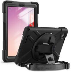 Gigapack GP-154028 Védő Tok - Lenovo Tab M8 Gen4, Ütésálló, 360 Fokos, Fekete