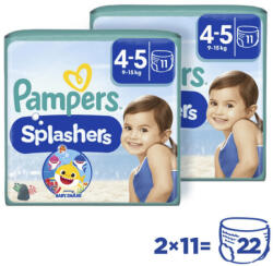 Pampers Splashers úszópelenka, méret: 4-5 (9-15 kg), 1+1, 22 db