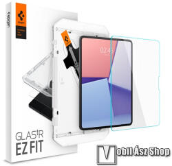 Spigen APPLE iPad Pro 13 (2024) (A2926/A3007), SPIGEN EZ FIT HD üvegfólia, 1db, 0.2mm, 9H, segédkeret (AGL07793)