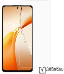 Előlap védő karcálló edzett üveg - 0, 3 mm vékony, 9H, Arc Edge, A képernyő sík részét védi - OnePlus Nord CE4 Lite 5G