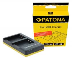 PATONA Canon LP-E17 Dupla-Töltő - LPE17 Akkumulátor USB-Utazó Töltő (Charger) (1676)