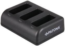 PATONA GoPro HERO 8 7 6 5 Akkumulátor Tripla-Töltő (3X Charger) (1934)