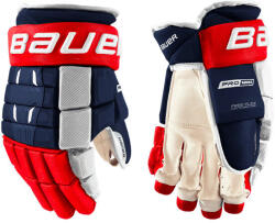 Bauer Pro Series Navy/Red/White Senior Hokikesztyűk 14 hüvelyk