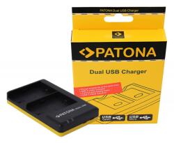 PATONA Canon LP-E6 Dupla Töltő - LPE6 Akkumulátor USB Dupla Töltő (Charger) (1968)