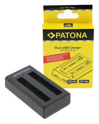 PATONA Insta360 One X2 Akkumulátor Töltő - Insta360 X2 utazó Dupla-Töltő (Charger) (1457)