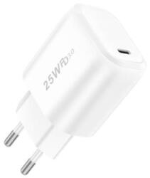 FONENG EU40 1XUSB-C PD 3A 25W Hálózati gyorstöltő, fehér