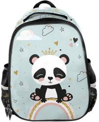 PASO Pandás ergonomikus iskolatáska, hátizsák - Rainbow (PP24PN-565)